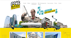 Desktop Screenshot of pns.fr
