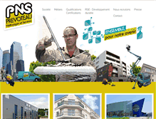 Tablet Screenshot of pns.fr